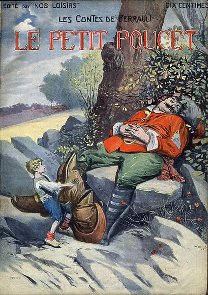 Le Peucet: Tale by Charles Perrault (1628-1703). Illustration of Vaccari and Carrey in 'Les beaux tales'collection 'Nos loisirs'around 1910. Private collection