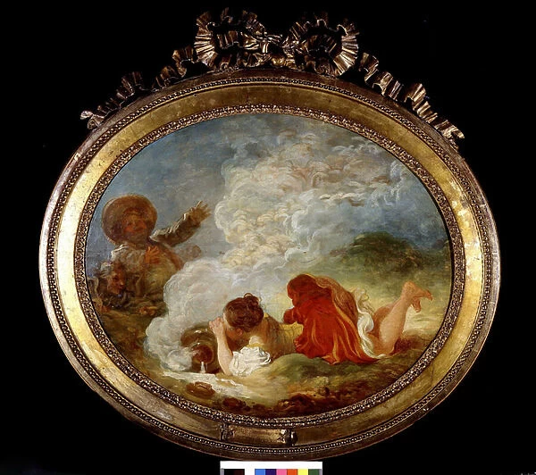 Le Pot au lait by Fragonard, sd. 18th century