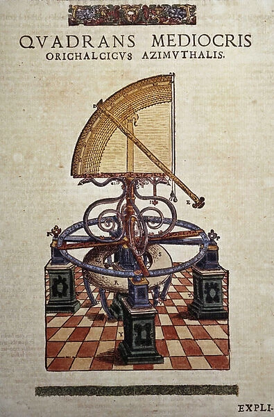 Le quadrant azimutal in 'Astronomiae instituatae machanicia'