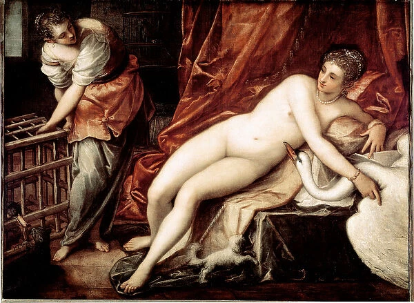 Leda and the Swan, c. 1570 (oil on canvas)