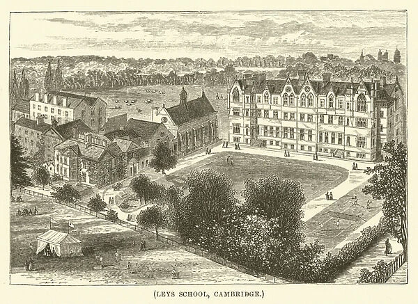 Leys School, Cambridge (engraving)