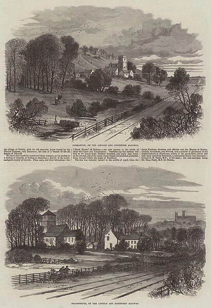 The Lincoln and Honington Railway (engraving)
