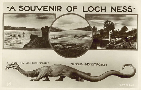Loch Ness, Scotland (litho)