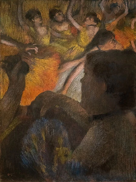 The Lodge. 1885. Pastel on paper