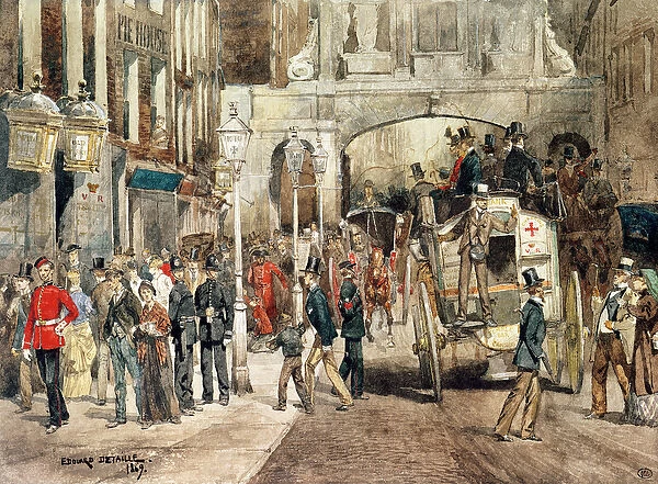London Street, 1869 (w  /  c on paper)