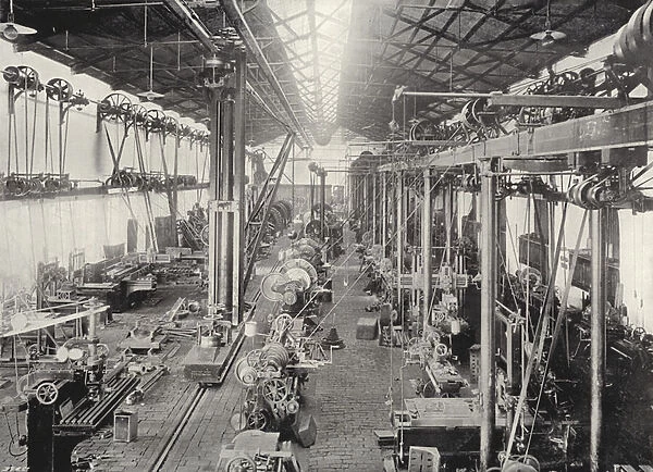 Machine Shop, Salt River Works (b  /  w photo)