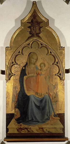 The Madonna has the Child, (Painting)