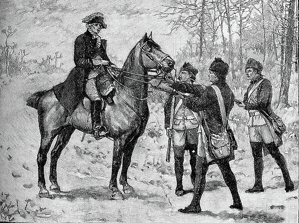 Major John Andres arrest, 1780, America