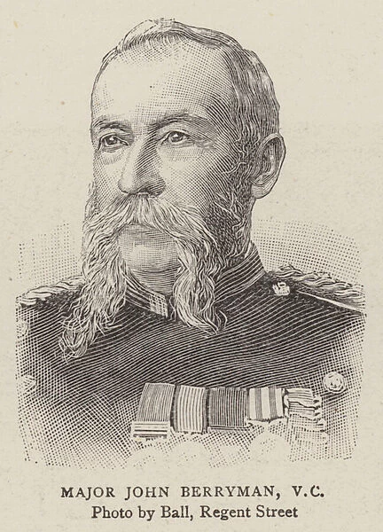 Major John Barryman, VC (engraving)