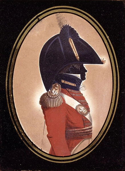 Major Sir Thomas Pearson, 23rd Regiment, 1805 circa. (silhouette)