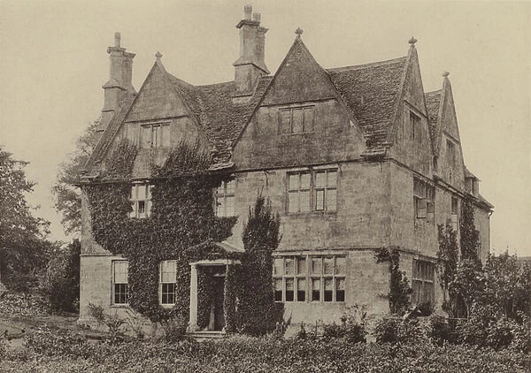 The Manor House, Withington, Glos (b  /  w photo)