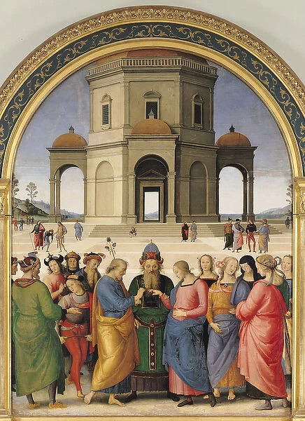 The Marriage of the Virgin, 1500-04 (oil on panel)