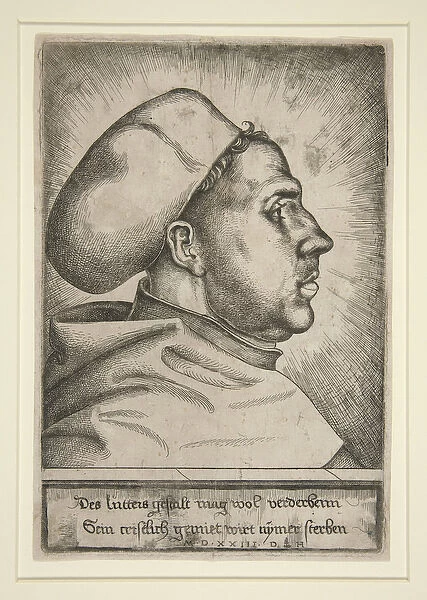 Martin Luther, 1523 (engraving)