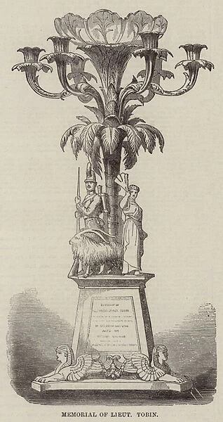 Memorial of Lieutenant Tobin (engraving)