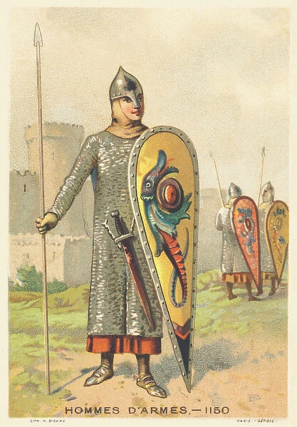 Men of arms in 1150