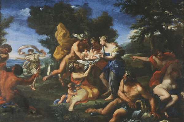 Mercury entrusting Bacchus to the Nymphs