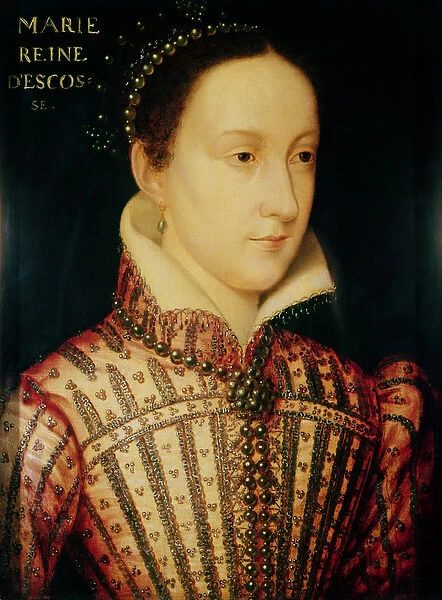 Miniature of Mary Queen of Scots, c. 1560 (oil on panel)