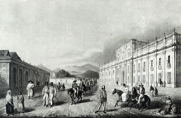 The Mint of Santiago, from Travels into Chile over the Andes in the years 1820 and 1821