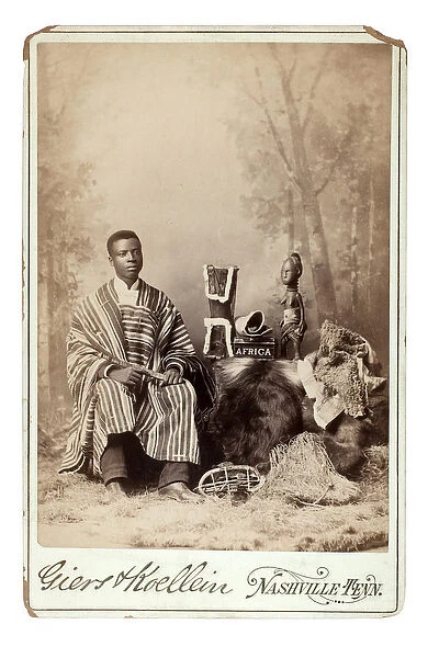 Momolu Massaquoi, Nashville, USA, c. 1890 (gelatin silver print)