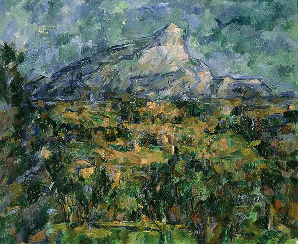 Mont Sainte-Victoire, 1904-05 (oil on canvas)