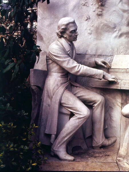 Monument to Frederic Chopin (1810-49) (marble) (detail)