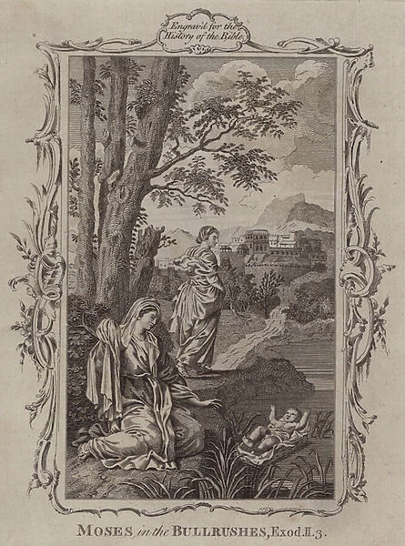 Moses in the Bullrushes (engraving)