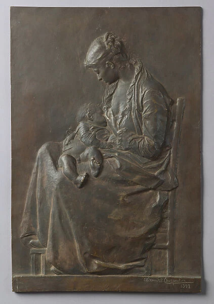 Mother and Child, 1892 (bronze)