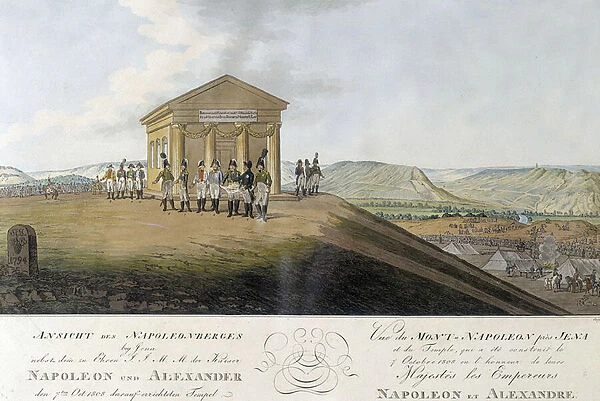 Mount Napoleon in Jena: Napoleon I and Alexander, 1808