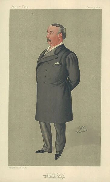 Mr Edward Lloyd (colour litho)