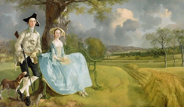 Mr and Mrs Andrews, c. 1748-9 (oil on canvas)