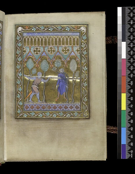 MS 300 f. IIr, from the Psalter and Hours of Isabella of France, Paris, c