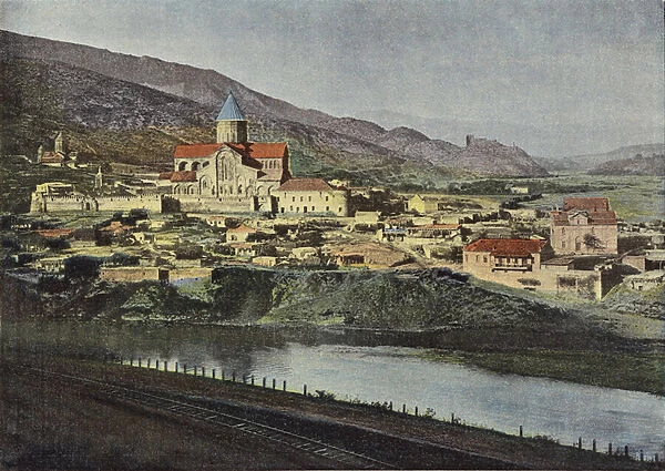 Mtskheta, La Cathedrale (colour photo)