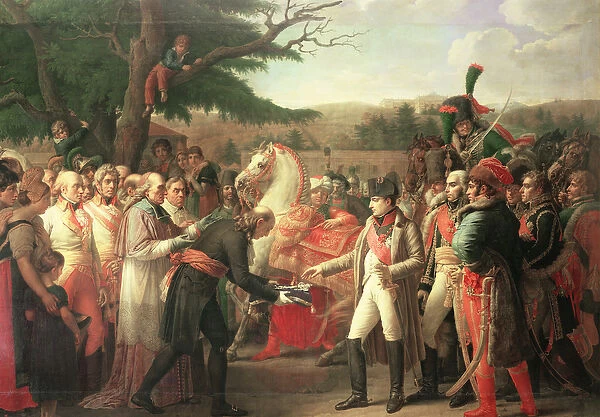 Napoleon Bonaparte (1769-1821) Receiving the Keys of Vienna at the Schloss Schonbrunn