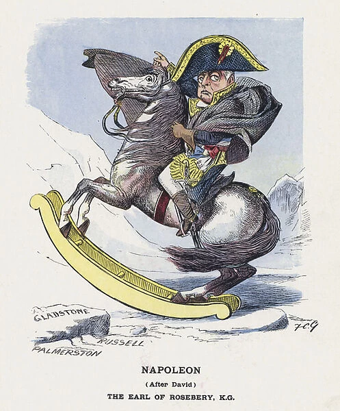 Napoleon, After David, The Earl of Rosebery (colour litho)