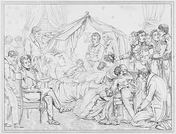 Napoleon: Mort, Death (engraving)