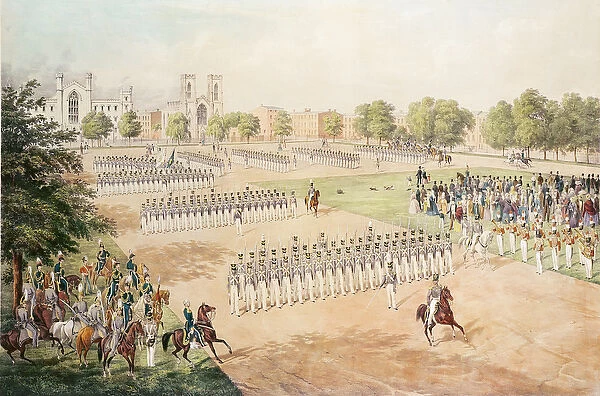 National Guard of the 7th Regiment NYSM, engraved by C. Gildemeister, 1852 (colour litho)