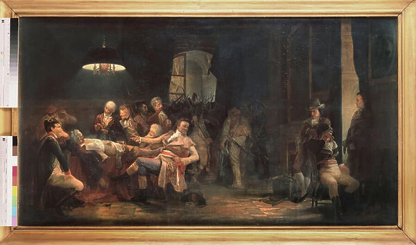 night of the 9 Thermidor year II (July 27, 1794), 1864 (oil on canvas)