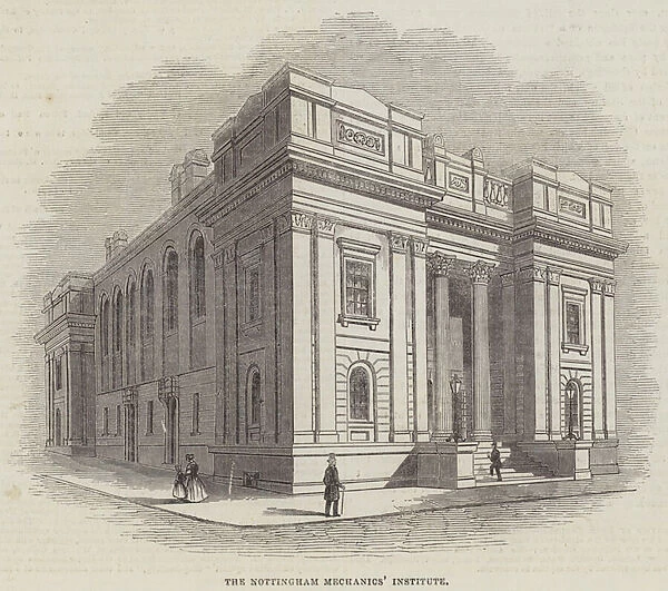 The Nottingham Mechanics Institute (engraving)