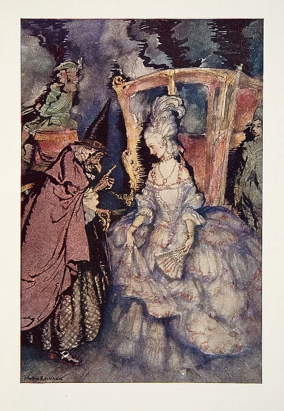 Now, Cinderella, you may go;but remember... ', from The Arthur Rackham Fairy Book
