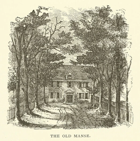 The Old Manse, Concord, Massachusetts (engraving)