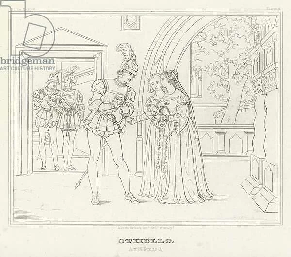 Othello, Act III, Scene 3 (engraving)