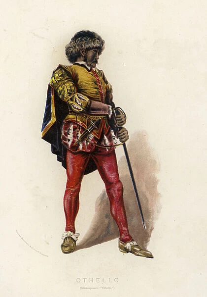 Othello (colour litho)