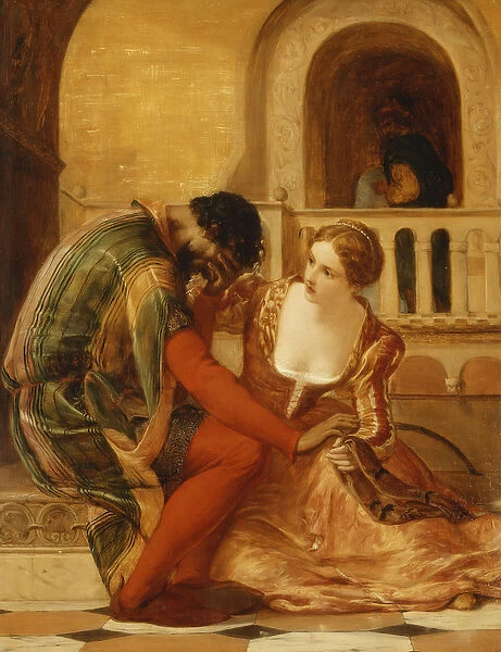 Othellos First Suspicion (oil on panel)