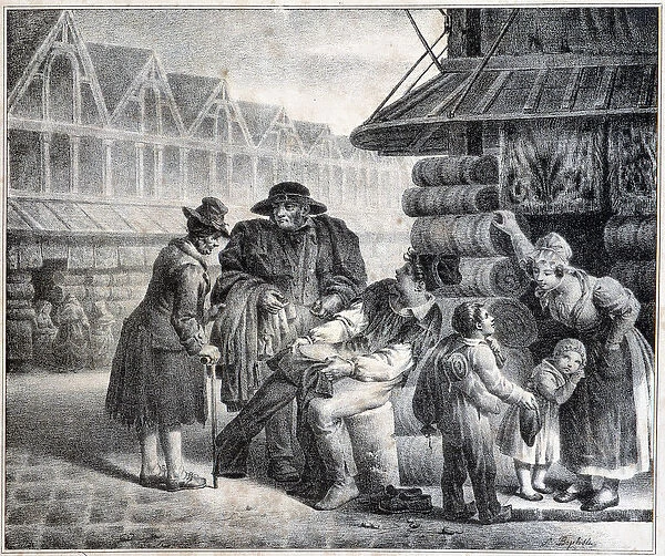 The panty merchant - 19th century in Paris