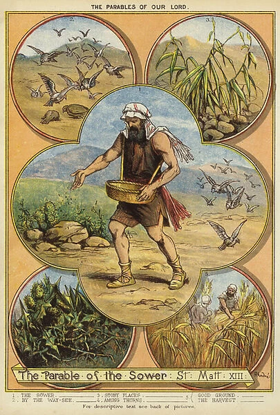 The Parables of Christ: The Parable of the Sower (chromolitho)