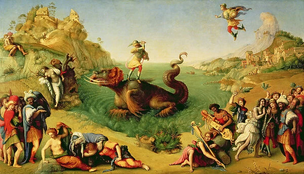Perseus Rescuing Andromeda, c. 1510-13 (oil canvas)