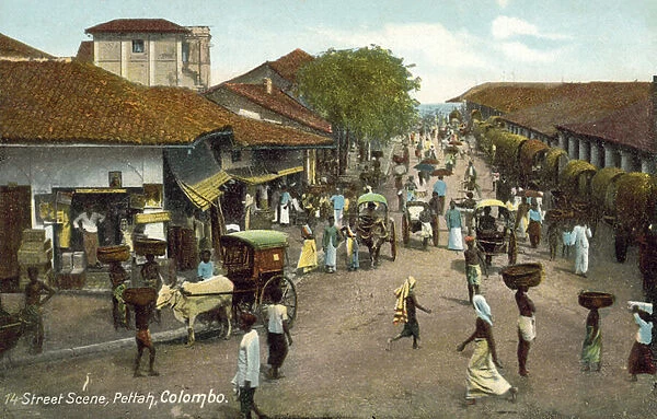 Pettah, Colombo, Sri Lanka (colour photo)