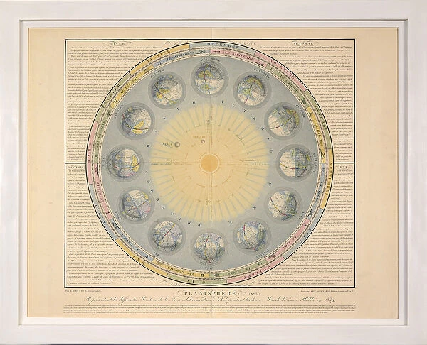 Planisphere(no. 3), from Tableaux du Systeme Planetaire, eng. A. Gianni, pub