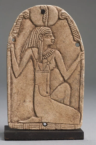 Plaque of Maat (faience) (see also 325655, 325656 and 325658)