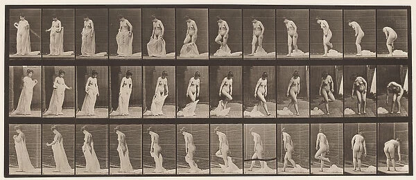 Plate 430. Toilet; Taking Off Clothing, 1872-85 (collotype on paper)